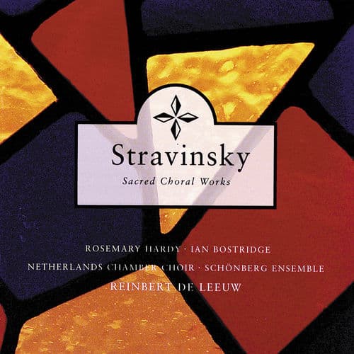 Album cover art for Stravinsky: Sacred Choral Works