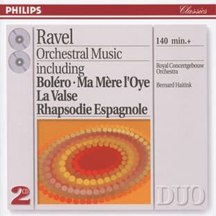 Album cover art for Ravel: Orchestral Music - Boléro/ma Mère L'oye Etc.