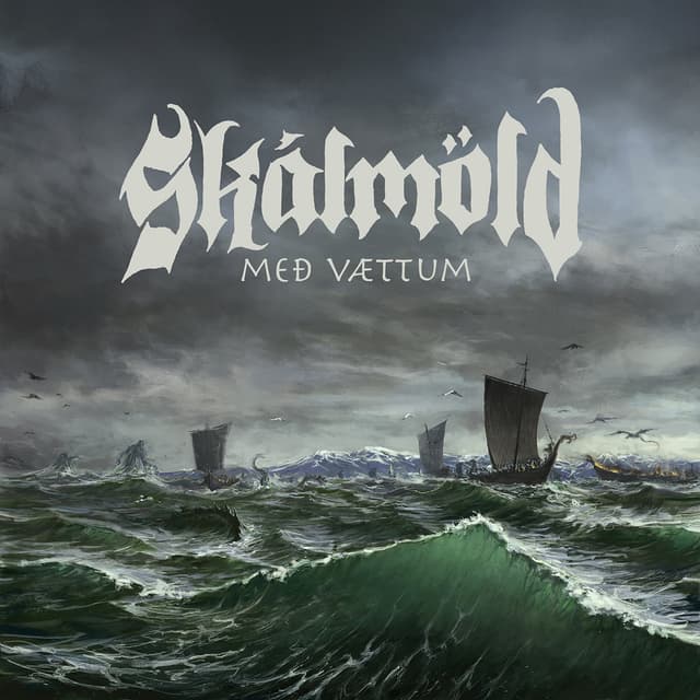 Album cover art for Með Vættum