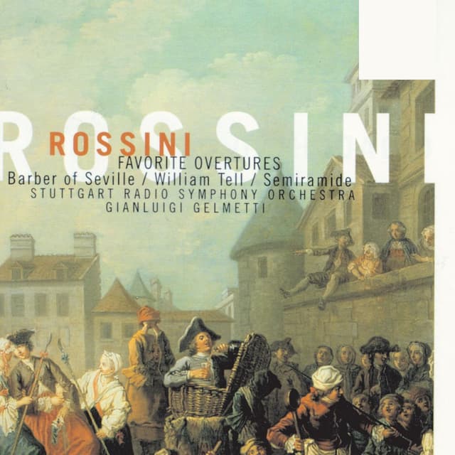 Album cover art for Rossini: Favorite Overtures