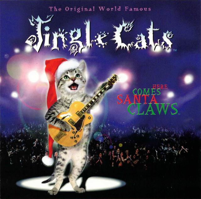 Album cover art for Here Comes Santa Claws