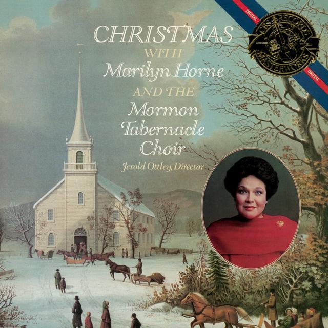 Album cover art for Christmas With Marilyn Horne and The Mormon Tabernacle Choir