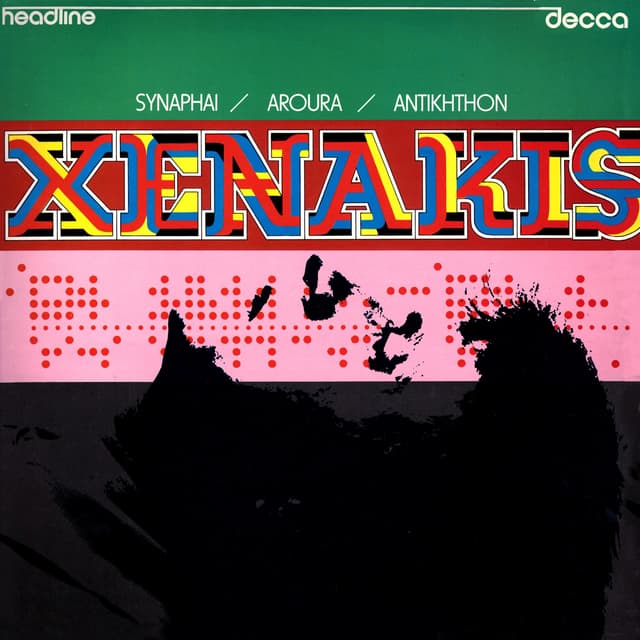 Album cover art for Xenakis: Synaphai - Aroura - Antikhthon