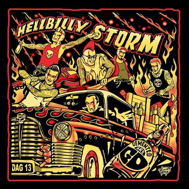 Album cover art for Hellbilly Storm