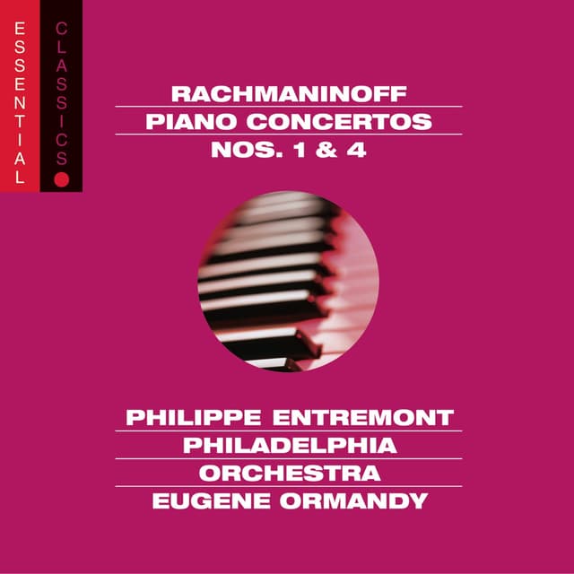 Album cover art for Rachmaninoff: Piano Concertos Nos. 1 & 4; Rhapsody On A Theme Of Paganini
