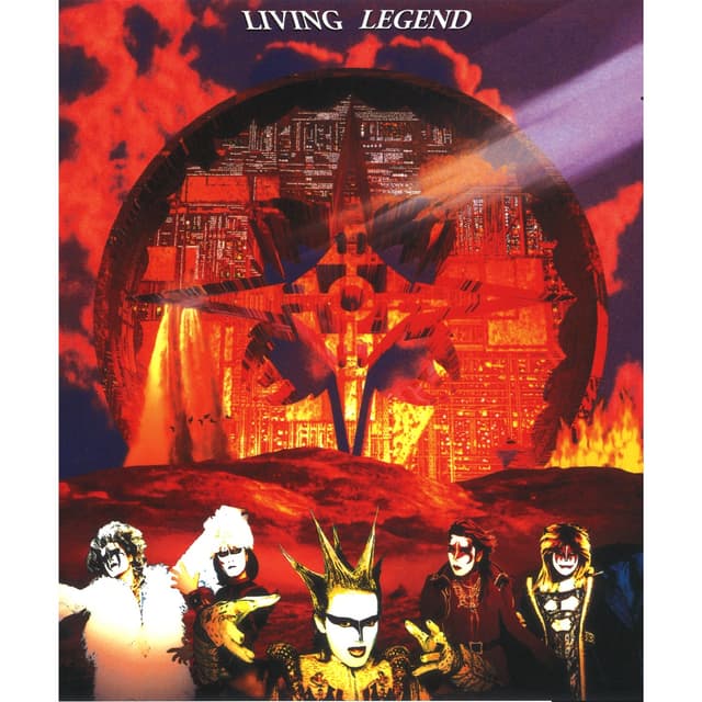 Album cover art for LIVING LEGEND