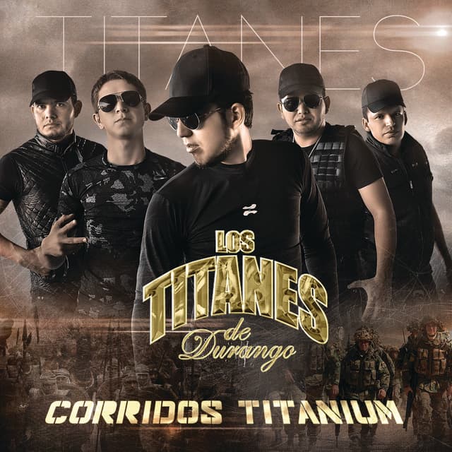 Album cover art for Corridos Titanium