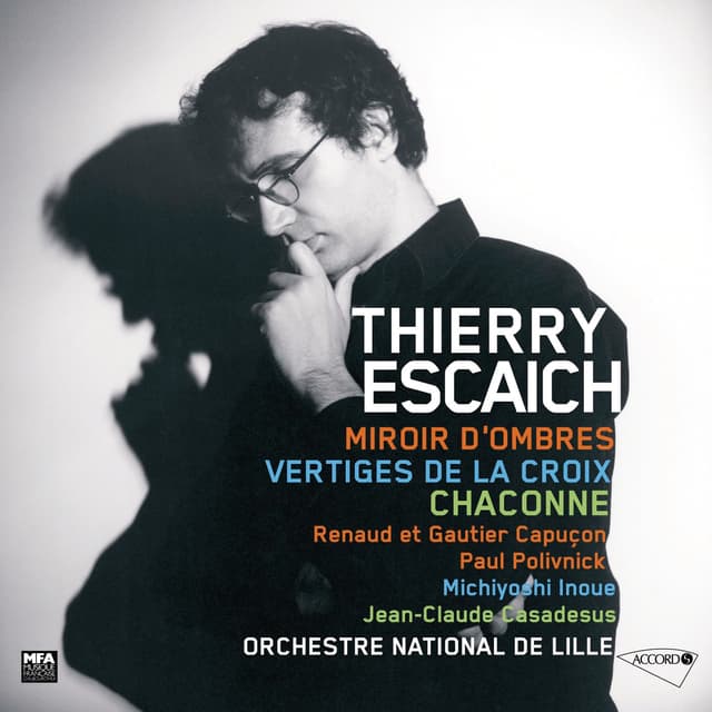 Album cover art for Escaich: Miroir d'Ombres - Vertiges de la Croix - Chaconne