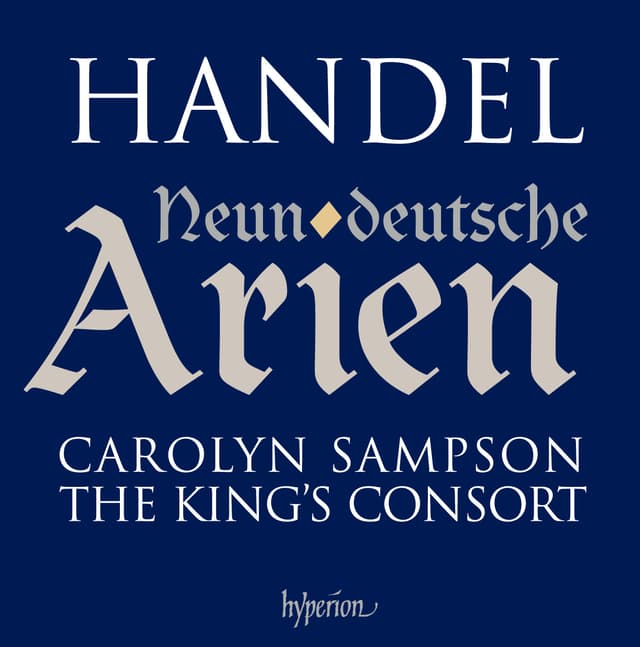 Album cover art for Händel: Neun Deutsche Arien