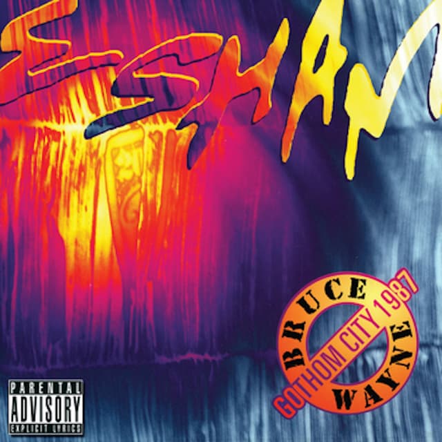 Album cover art for Bruce Wayne: Gothom City 1987