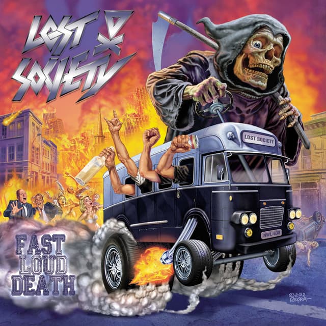 Album cover art for Fast Loud Death