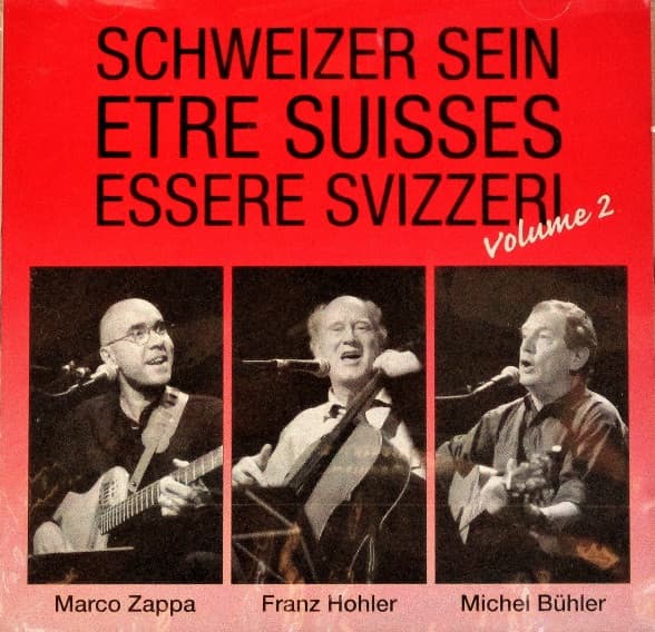 Album cover art for Schweizer Sein = Etre Suisses = Essere Svizzeri - Volume 2