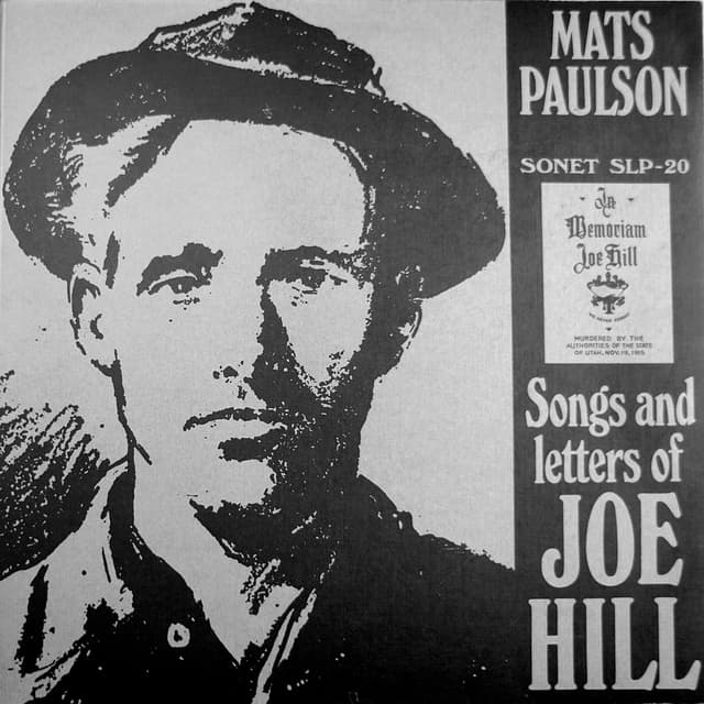 Album cover art for Songs and Letters of Joe Hill