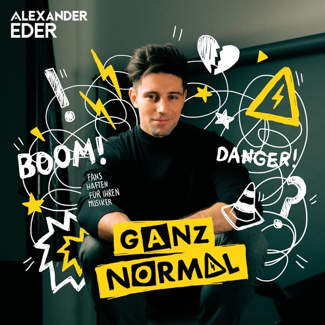 Album cover art for Ganz normal