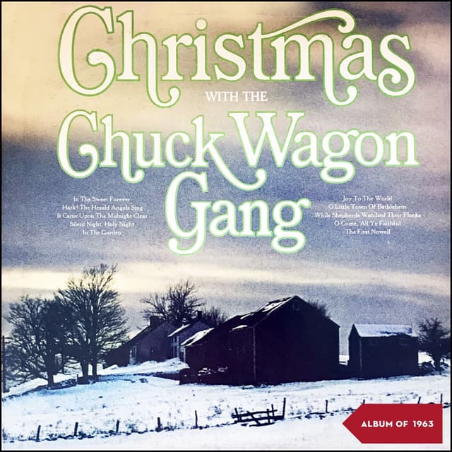 Album cover art for Christmas with The Chuck Wagon Gang