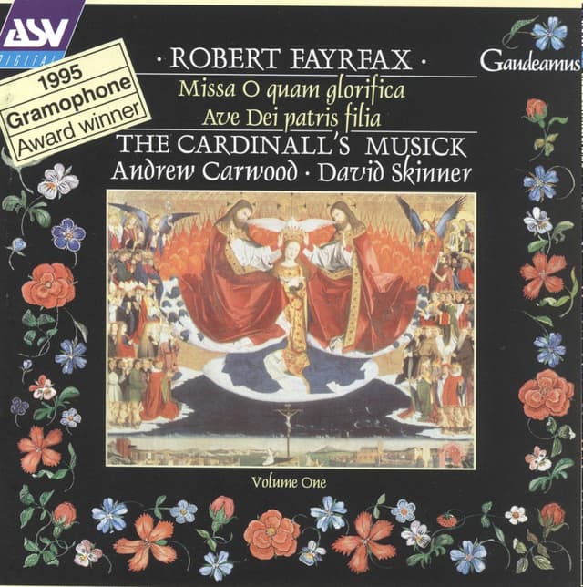 Album cover art for Robert Fayrfax : Missa O Quam Glorifica - Ave Dei Patris Filia