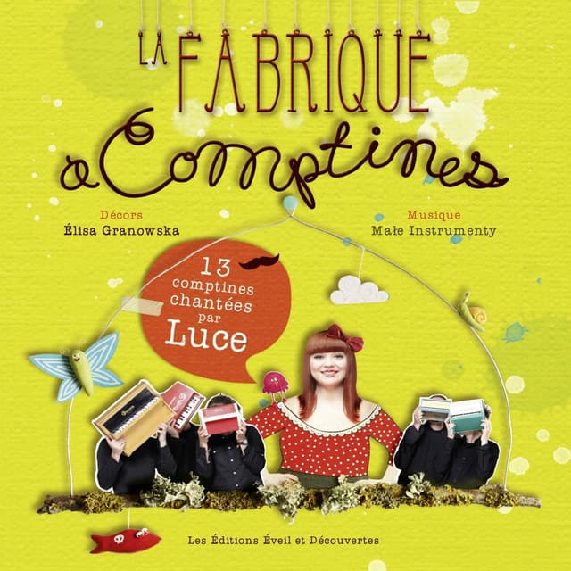Album cover art for La Fabrique à Comptines