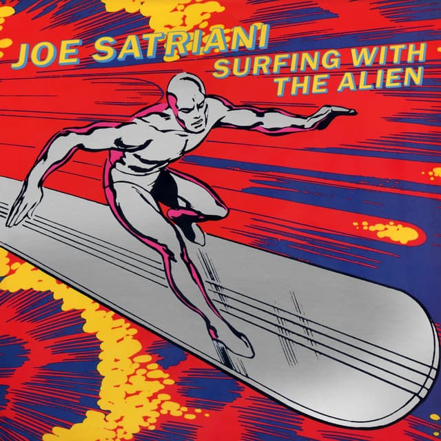 Album cover art for Surfing With The Alien