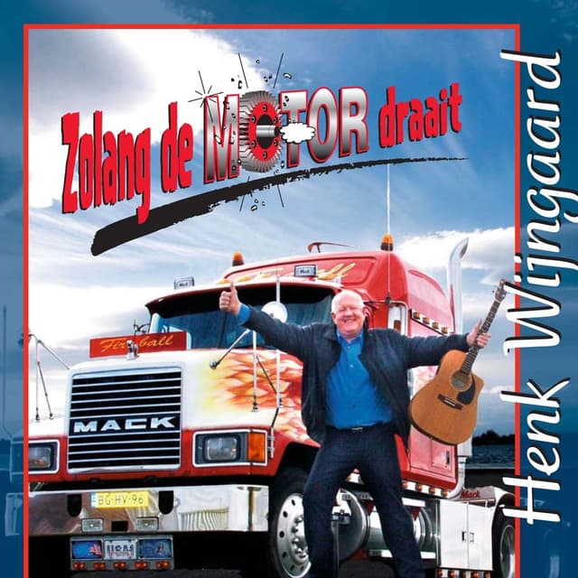 Album cover art for Zolang de motor draait