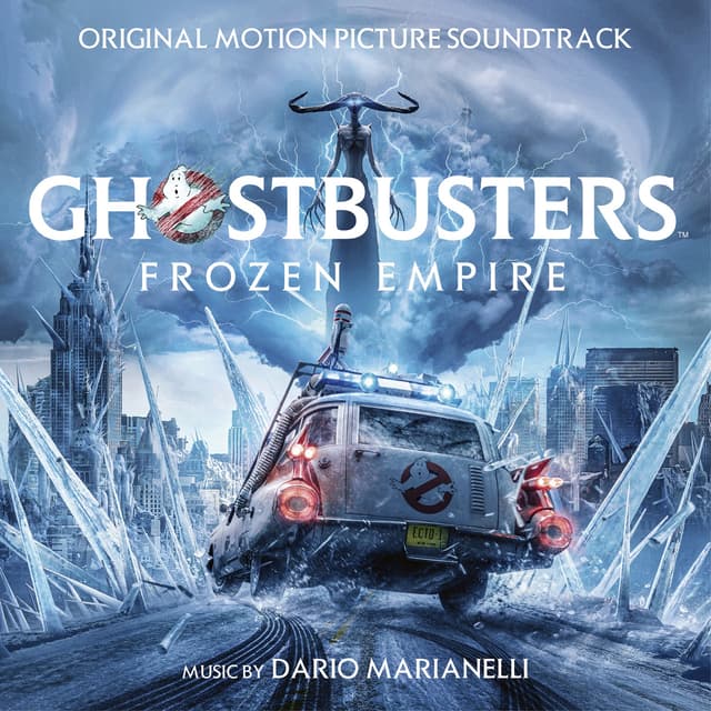 Album cover art for Ghostbusters: Frozen Empire