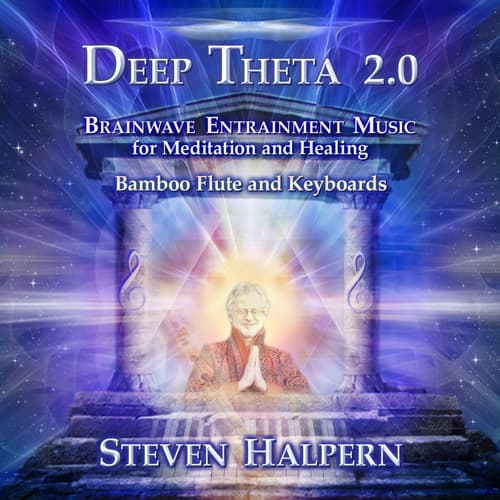 Album cover art for Deep Theta 2.0: Brainwave Entrainment Music for Meditation and Healing