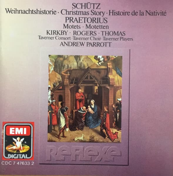 Album cover art for Schütz: Die Weihnachtshistorie - Praetorius: Motetten