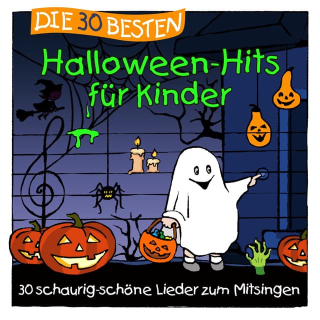 Album cover art for Die 30 besten Halloween-Hits für Kinder