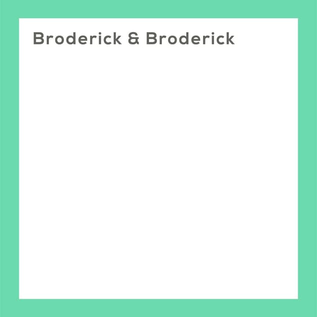 Album cover art for Broderick & Broderick