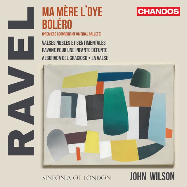 Album cover art for Ravel: Orchestral Works