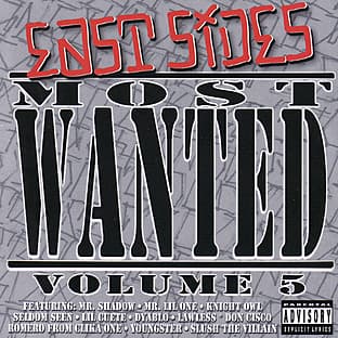 Album cover art for East Side's Most Wanted Vol 3