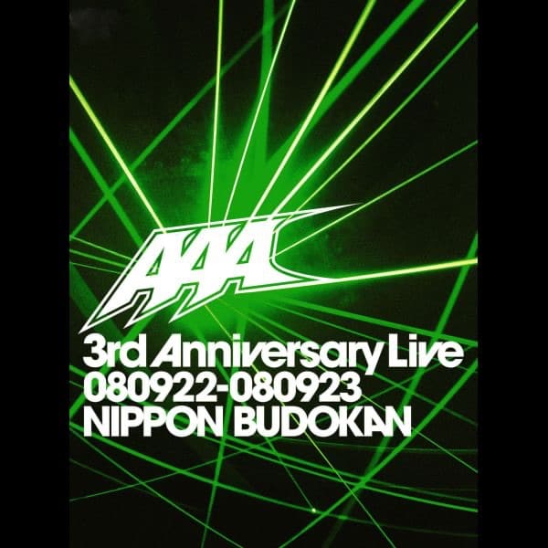 Album cover art for AAA 3rd Anniversary Live