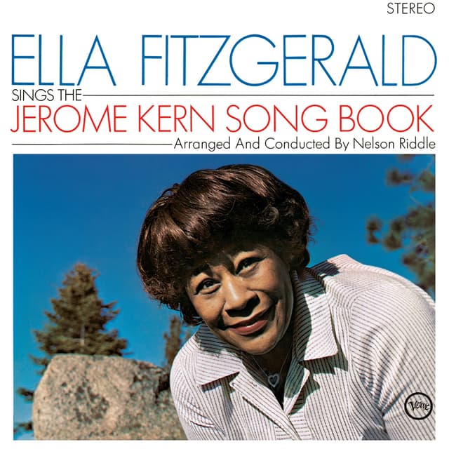 Album cover art for Ella Fitzgerald Sings the Jerome Kern Song Book