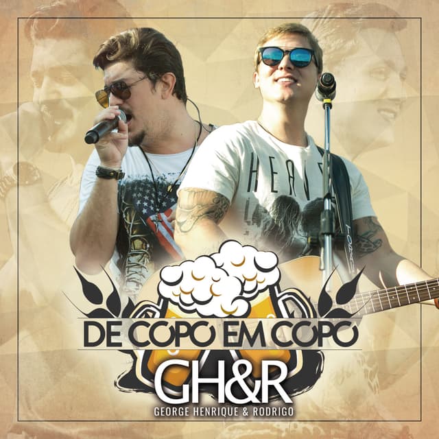 Album cover art for De Copo em Copo