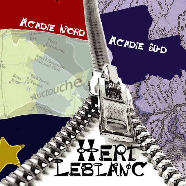 Album cover art for Acadie Nord Acadie Sud