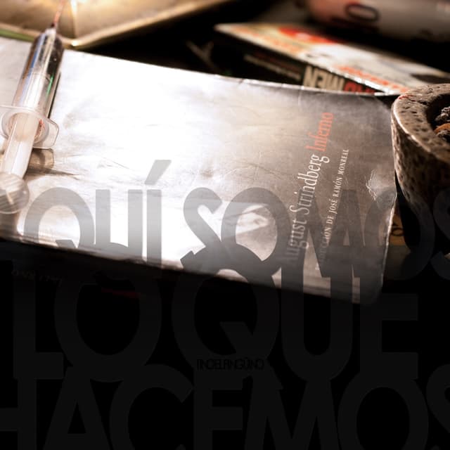 Album cover art for Aquí somos lo que hacemos