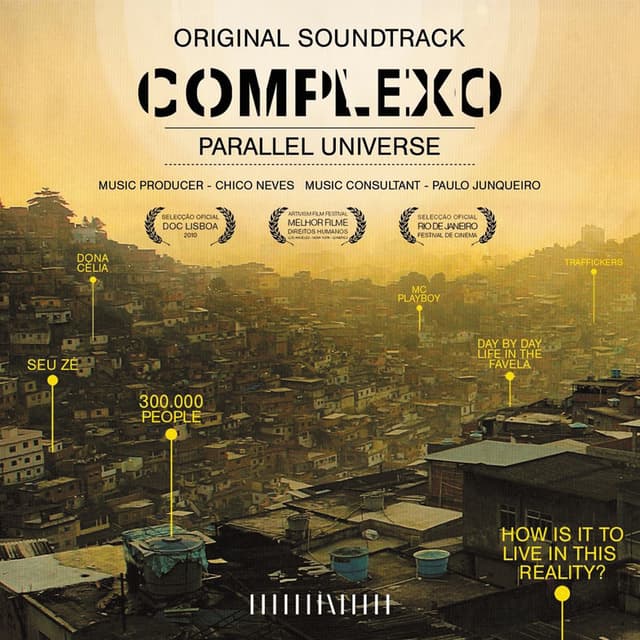 Album cover art for Banda Sonora - "complexo - Universo Paralelo"