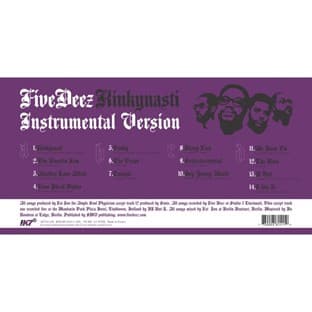 Album cover art for Kinkynasti (instrumentals)