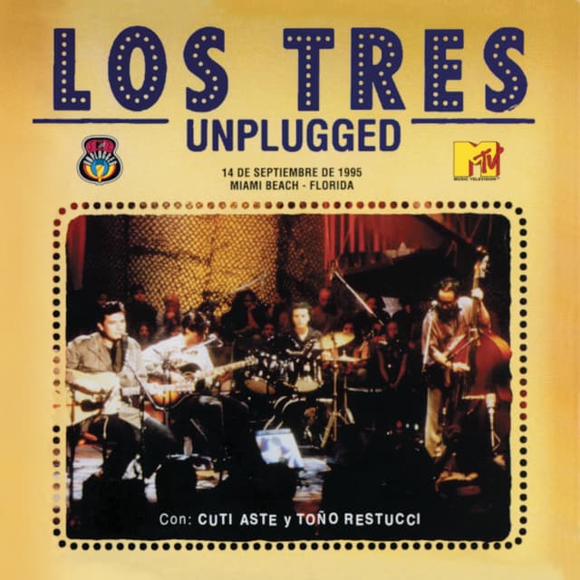 Album cover art for Los Tres Mtv Unplugged
