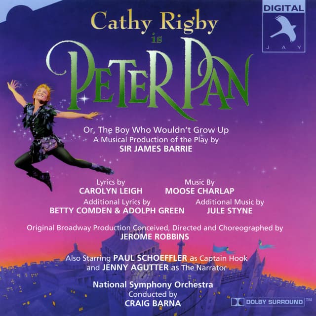 Album cover art for Peter Pan (Or, The Boy Who Wouldn't Grow Up)