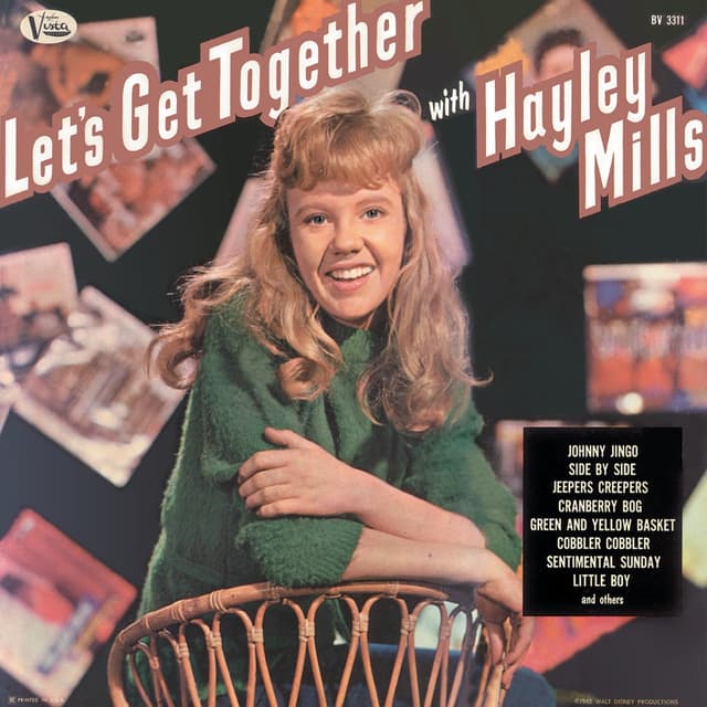 Album cover art for Let’s Get Together with Hayley Mills