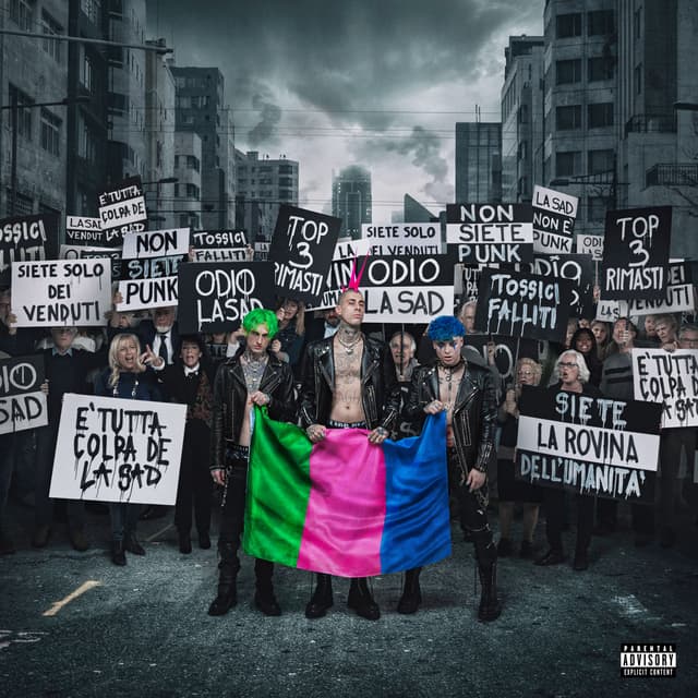 Album cover art for ODIO LA SAD