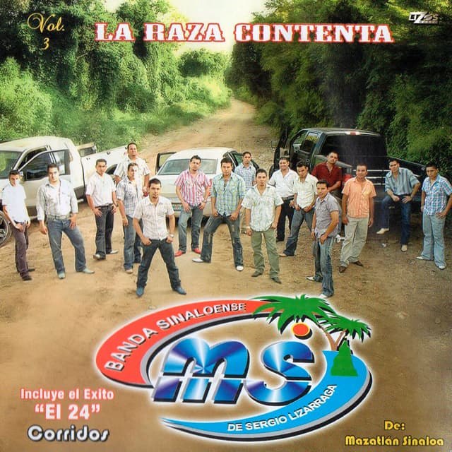 Album cover art for La Raza Contenta