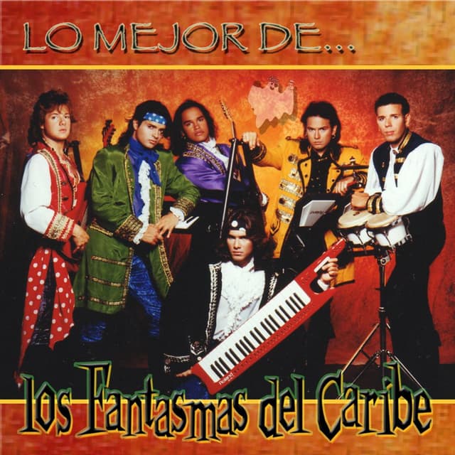 Album cover art for Lo Mejor de Los Fantasmas del caribe