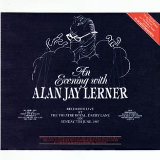 Album cover art for An Evening With Alan Jay Lerner