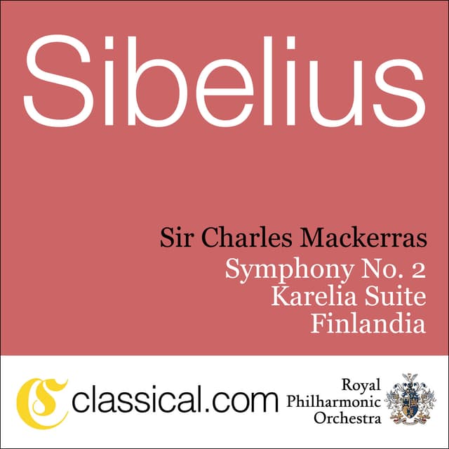 Album cover art for Sibelius, Symphony No. 2 In D, Op. 43