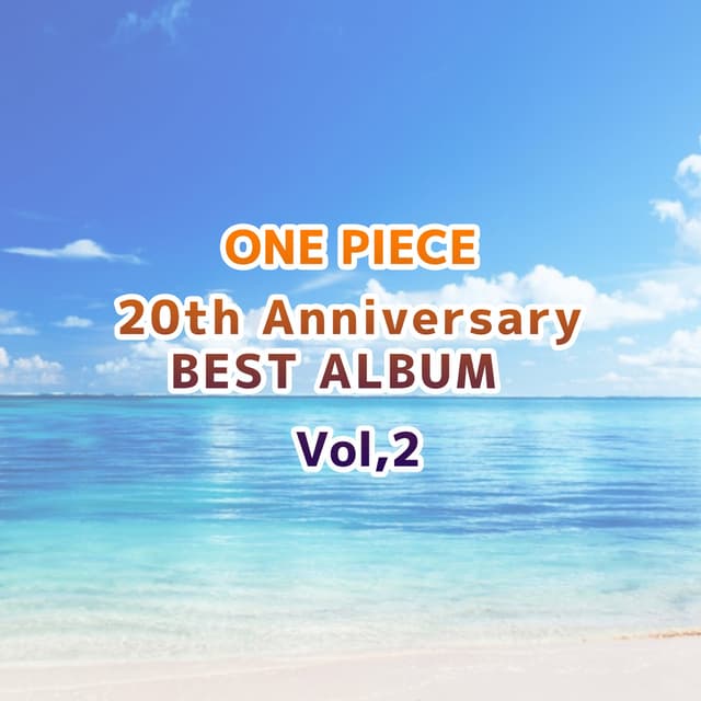 Album cover art for ONE PIECE 20th Anniversary BEST ALBUM Vol.2