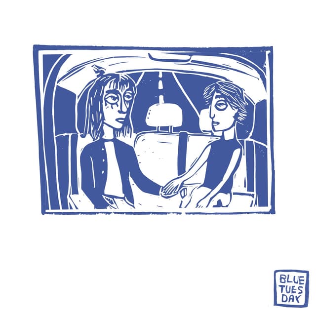 Album cover art for Blue Tuesday