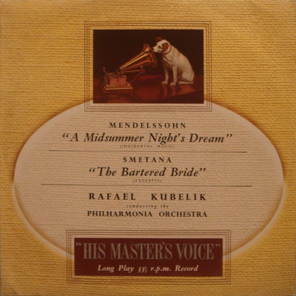 Album cover art for Mendelssohn: A Midsummer Night's Dream - Smetana: The Bartered Bride