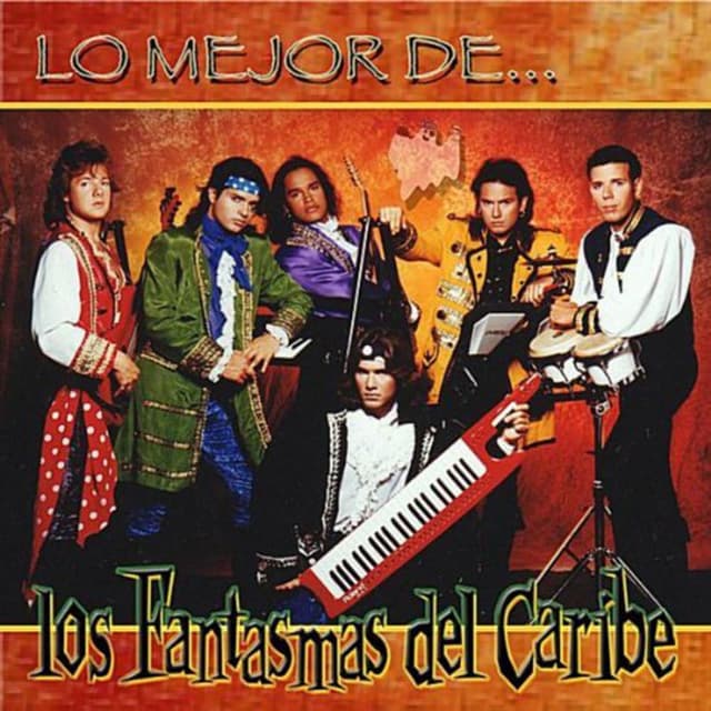 Album cover art for Lo Mejor de los Fantasmas del Caribe