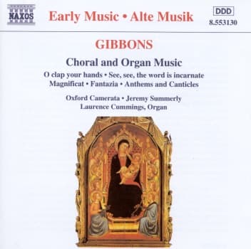 Album cover art for Choral and Organ Music